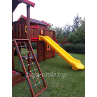 Гірка з литого пластика для ігрового майданчика та басейну, Н-200 см